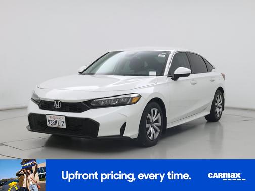 White 2025 Honda Civic LX