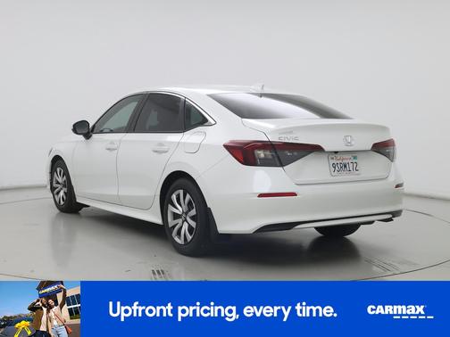 White 2025 Honda Civic LX