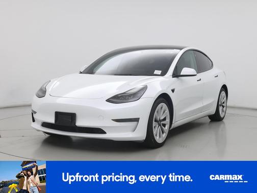 White 2021 Tesla Model 3 Standard Range Plus