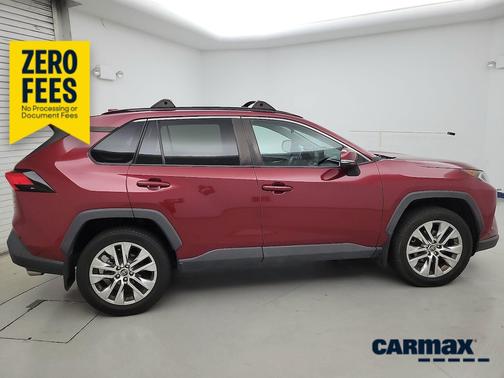 Red 2020 Toyota RAV4 XLE Premium