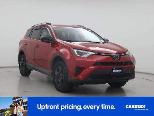 Red 2017 Toyota RAV4 LE