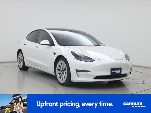 White 2022 Tesla Model 3 Long Range