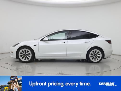 White 2022 Tesla Model 3 Long Range