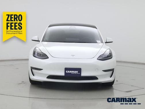 White 2022 Tesla Model 3 Long Range