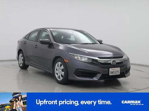 Gray 2018 Honda Civic LX