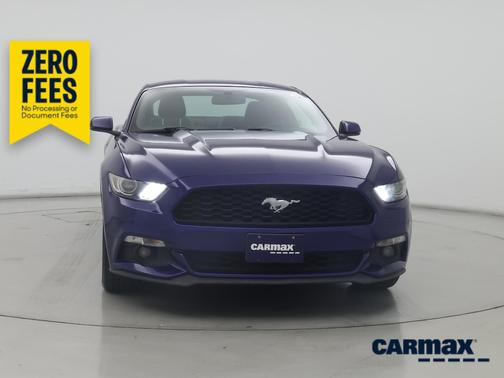 Blue 2016 Ford Mustang Ecoboost Premium