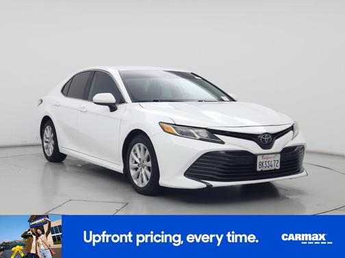 White 2019 Toyota Camry LE