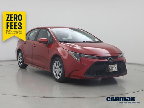 Red 2021 Toyota Corolla LE