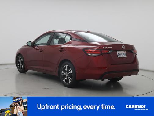 Red 2021 Nissan Sentra SV