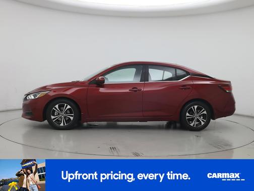 Red 2021 Nissan Sentra SV
