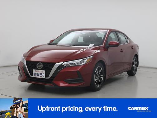 Red 2021 Nissan Sentra SV