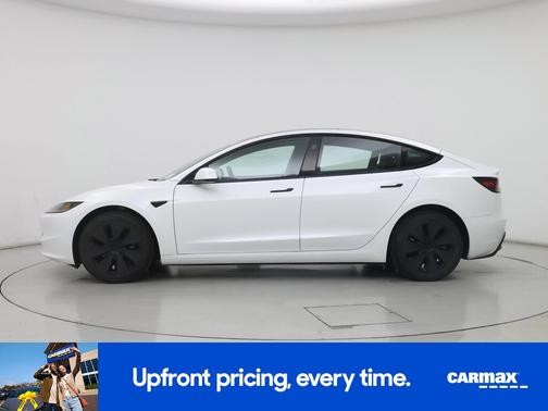 White 2025 Tesla Model 3 Long Range