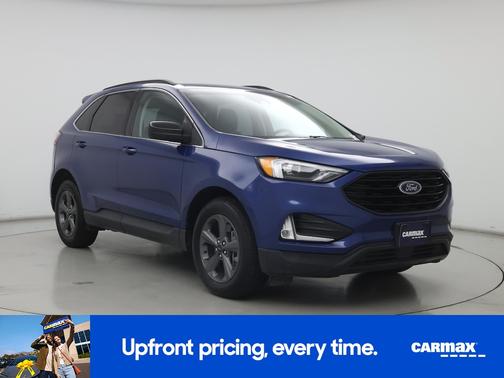 Blue 2022 Ford Edge SEL