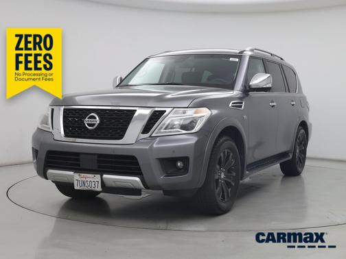 Silver 2017 Nissan Armada Platinum