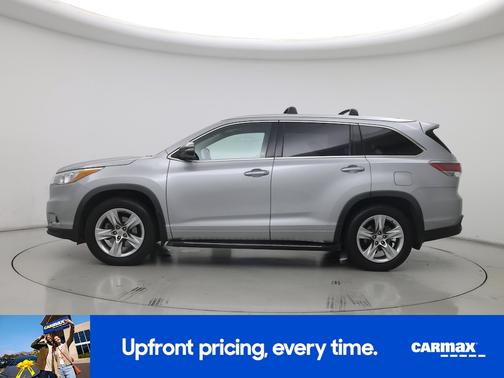 Silver 2015 Toyota Highlander Limited Platinum