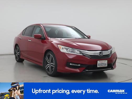 Red 2017 Honda Accord Sport