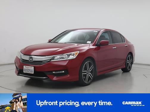 Red 2017 Honda Accord Sport