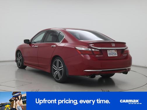 Red 2017 Honda Accord Sport