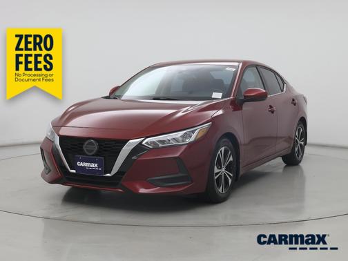 Red 2020 Nissan Sentra SV