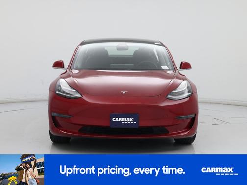 Red 2019 Tesla Model 3 Long Range
