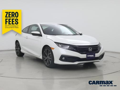 White 2019 Honda Civic Sport