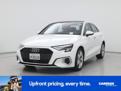 White 2023 Audi A3 Premium