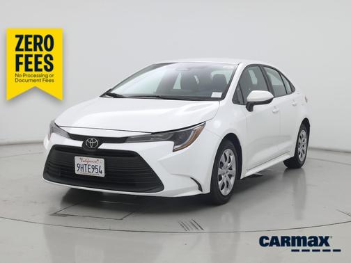 White 2023 Toyota Corolla LE