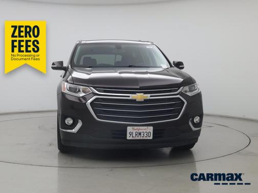 Burgundy 2021 Chevrolet Traverse LT Leather