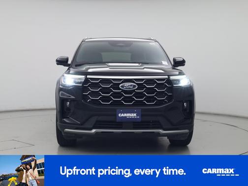 Black 2025 Ford Explorer Platinum