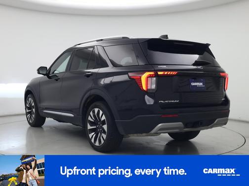 Black 2025 Ford Explorer Platinum