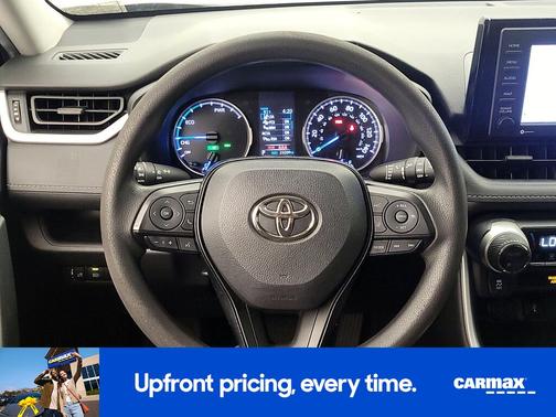 Blue 2021 Toyota RAV4 Hybrid XLE
