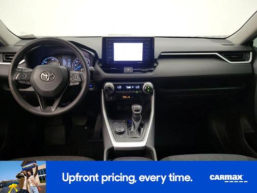 Blue 2021 Toyota RAV4 Hybrid XLE