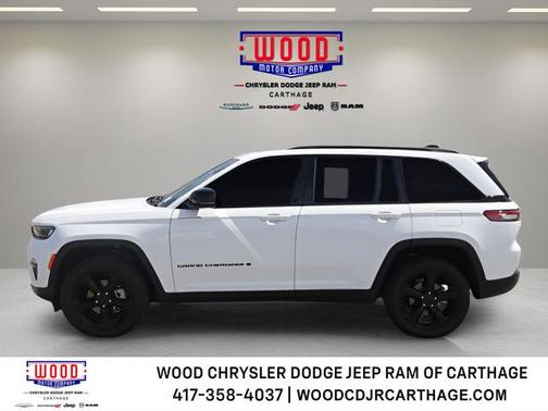 Bright White Clearcoat 2024 Jeep Grand Cherokee Limited