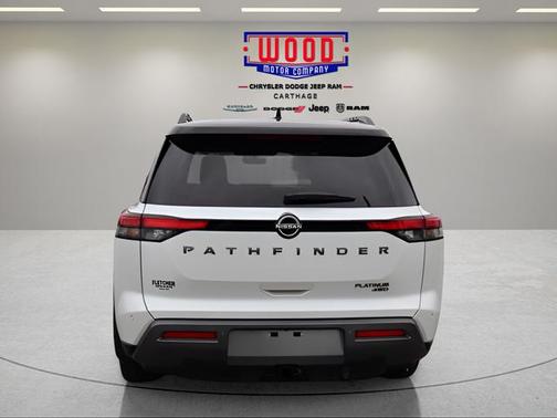 White / Black 2026 Nissan Pathfinder Platinum