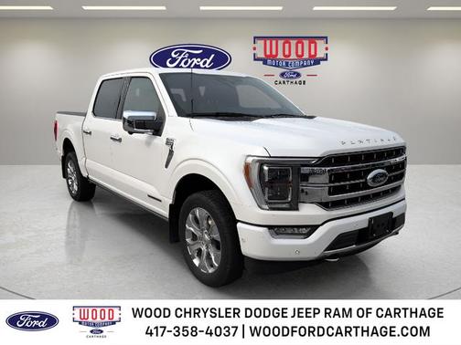 White Metallic 2022 Ford F-150 Platinum