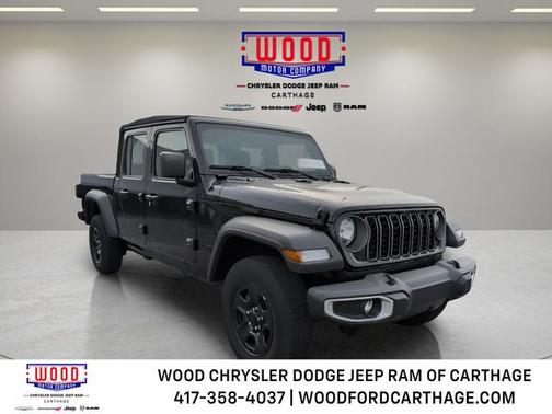 Black Clearcoat 2024 Jeep Gladiator Sport