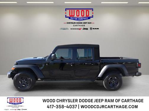 Black Clearcoat 2024 Jeep Gladiator Sport