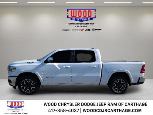 Bright White Clearcoat 2025 RAM 1500 Laramie
