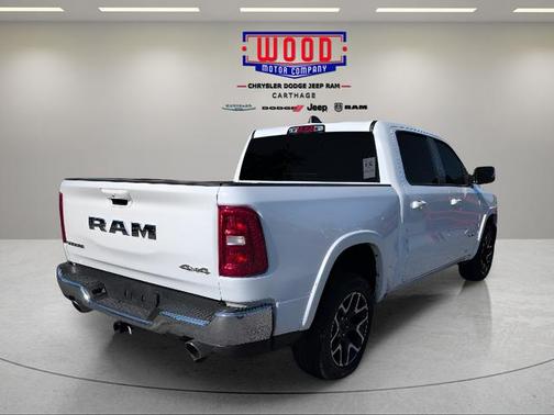 Bright White Clearcoat 2025 RAM 1500 Laramie