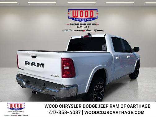 Bright White Clearcoat 2025 RAM 1500 Laramie