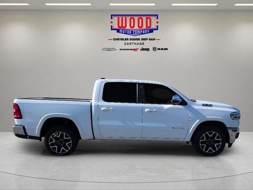 Bright White Clearcoat 2025 RAM 1500 Laramie