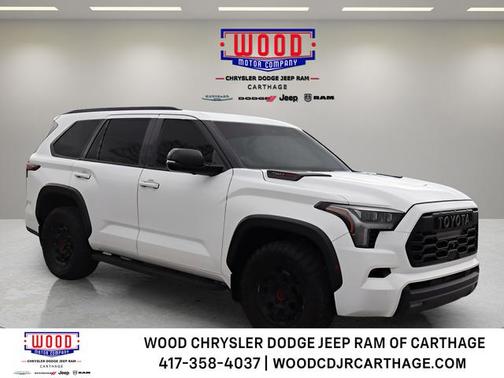 White 2023 Toyota Sequoia TRD Pro