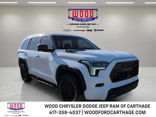 White 2023 Toyota Sequoia