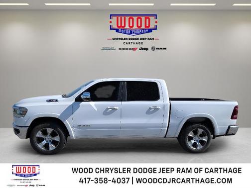 Bright White Clearcoat 2020 RAM 1500 Laramie