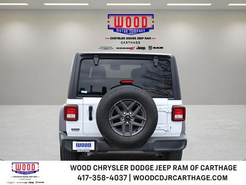 Bright White Clearcoat 2024 Jeep Wrangler Sport