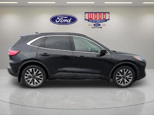 Black Metallic 2020 Ford Escape Titanium Hybrid