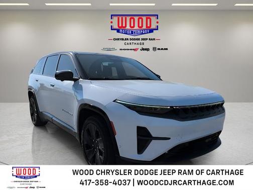 Bright White Clearcoat 2025 Jeep Wagoneer S Launch Edition