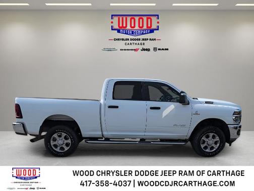 Bright White Clearcoat 2025 RAM 2500 Big Horn