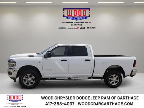 Bright White Clearcoat 2025 RAM 2500 Big Horn