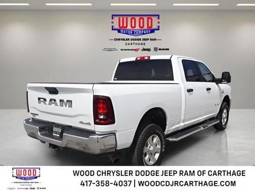 Bright White Clearcoat 2025 RAM 2500 Big Horn